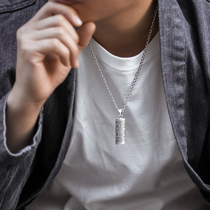 Buddha Stones六字真言守護ネックレスペンダント - image 3