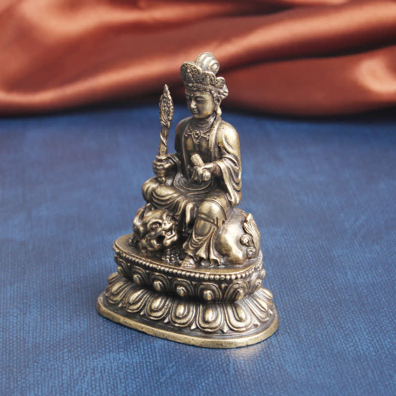 Buddha Stones文殊菩薩 銅像 装飾 - image 4