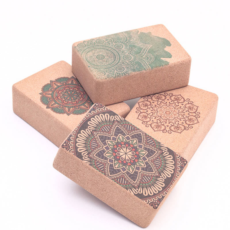 Buddha Stones チベット曼荼羅マインドフルヨガコルクブロック - image 0