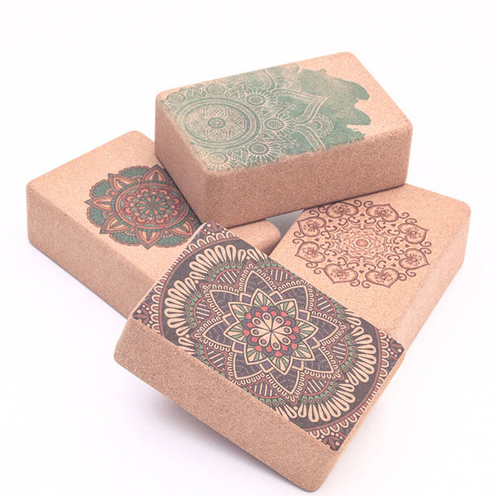 Buddha Stones チベット曼荼羅マインドフルヨガコルクブロック - image 0
