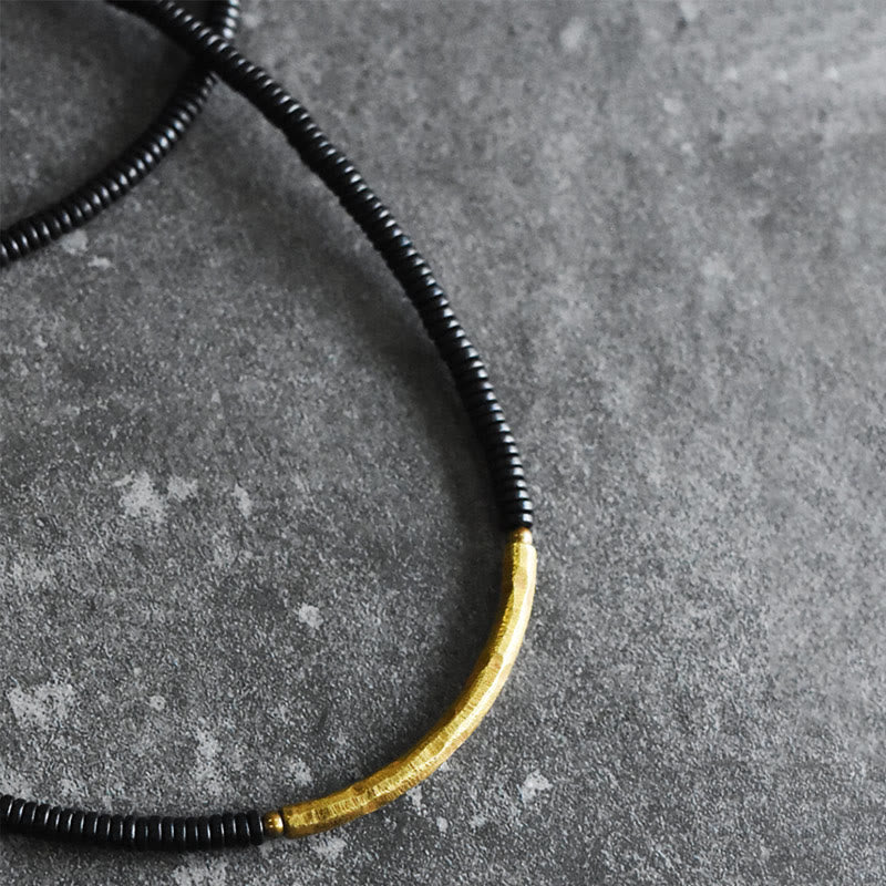 Buddha Stones黒檀銅 バランス 多層ブレスレット - image 11