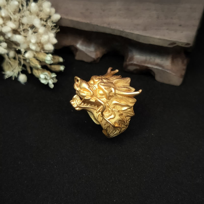 Buddha Stones金龍 幸運 守護 リング