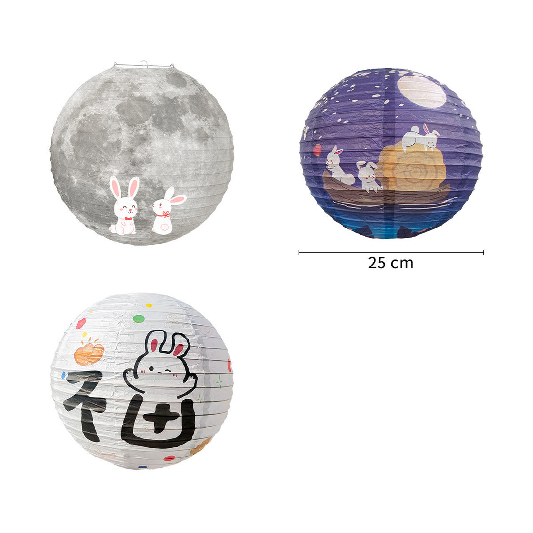 Buddha StonesDIYウサギの提灯ランプ中秋節ランタンデコレーション