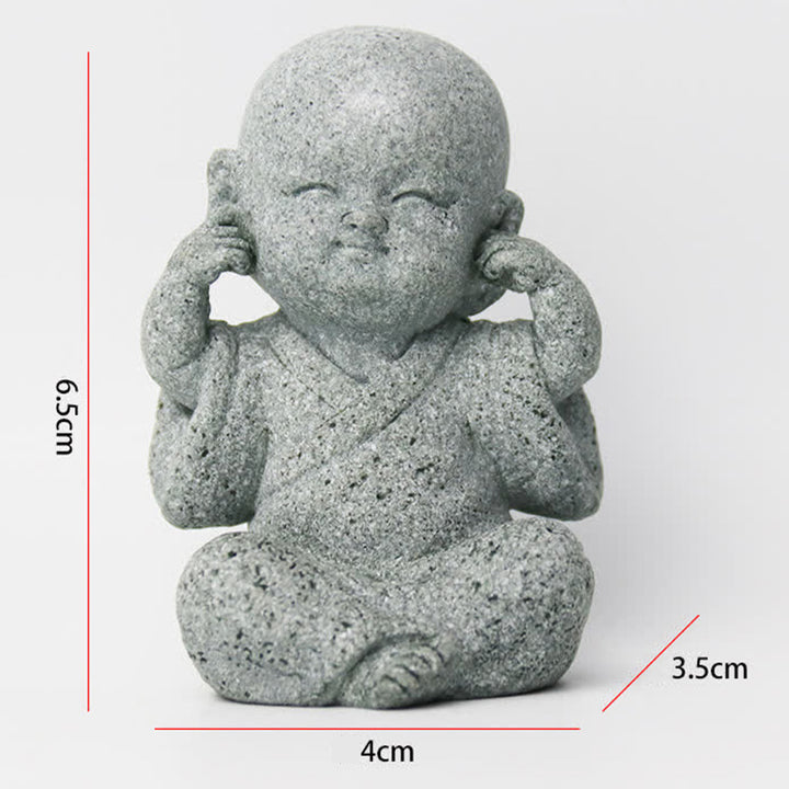Buddha Stones瞑想 祈り 僧侶 仏像 静寂 室内装飾 - image 12