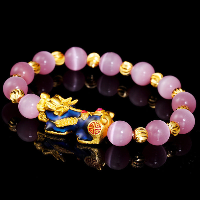 Buddha StonesPiXiuアイ幸運ブレスレット