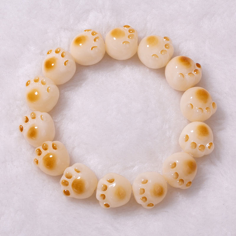Buddha Stonesかわいい猫の足爪 菩提樹 平和ブレスレット - image 16