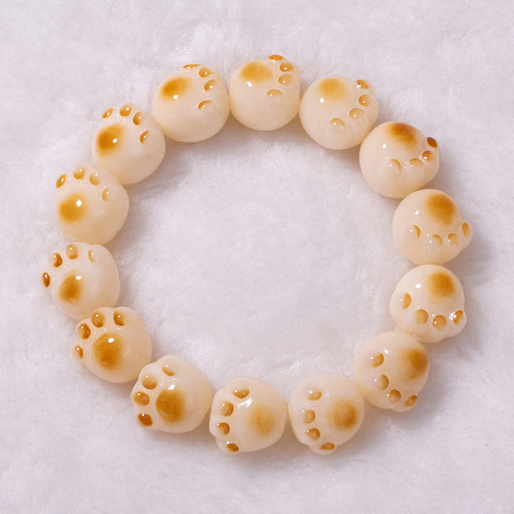 Buddha Stonesかわいい猫の足爪 菩提樹 平和ブレスレット - image 16