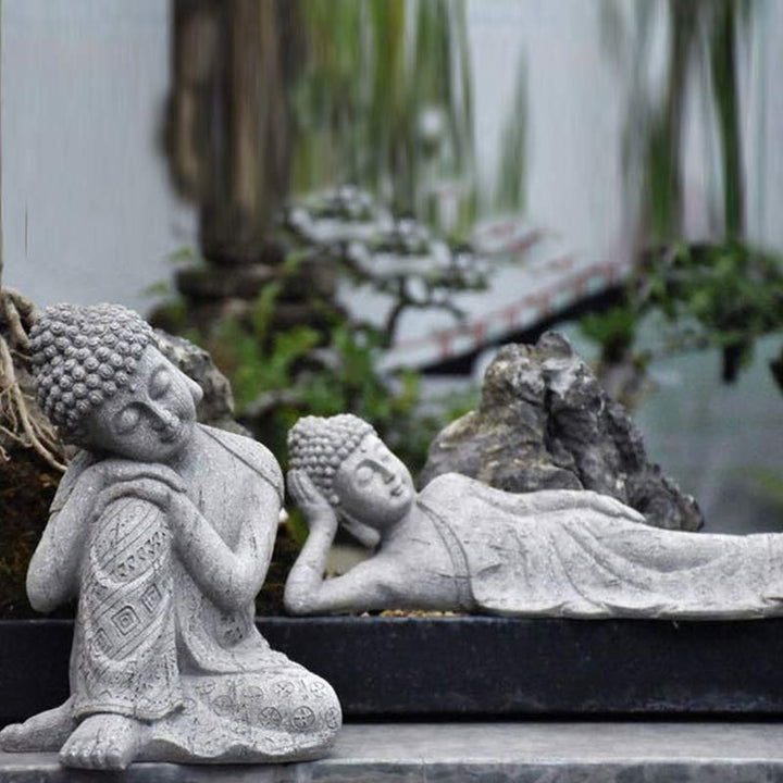 Buddha Stonesチベット瞑想 仏陀の祝福 慈悲 静寂 家の装飾
