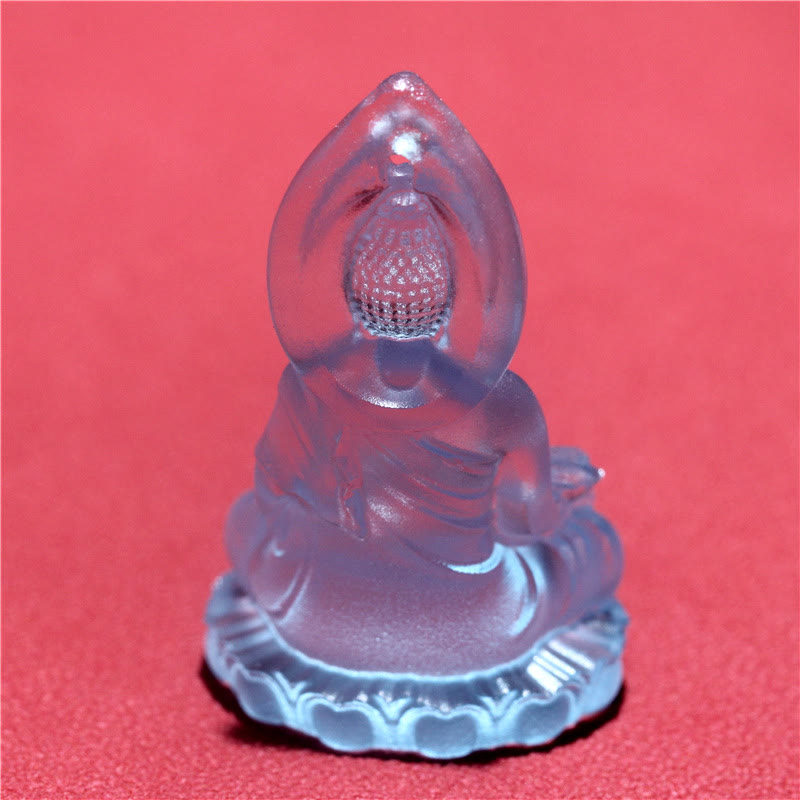Buddha Stonesブルー 如来仏 薬師如来 瑠璃水晶 静寂のお守り ネックレス ペンダント - image 11
