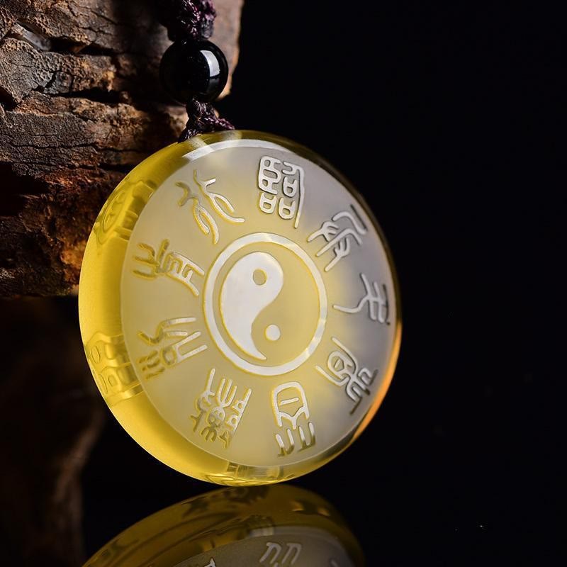 Buddha Stones道教 五大聖山 陰陽シンボル 六里水晶 バランスネックレス ペンダント キーチェーン - image 10