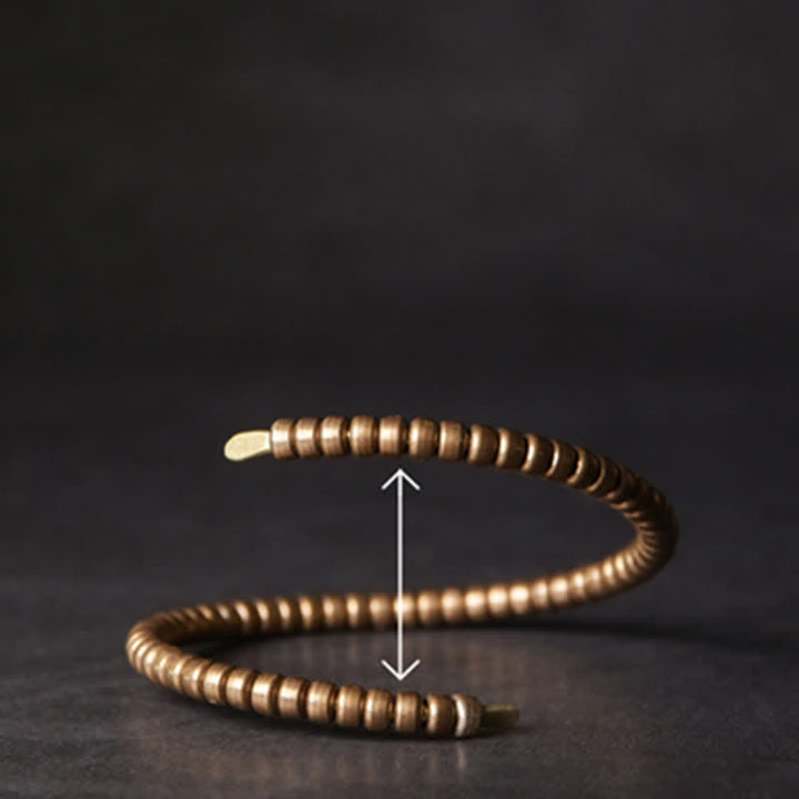 Buddha Stonesヴィンテージデザイン 銅製バランス調整可能カフブレスレット