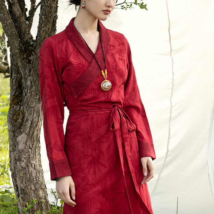 Buddha Stonesチベットドレス ラサ ロングラップドレス マキシドレス レディース ウェア - image 14