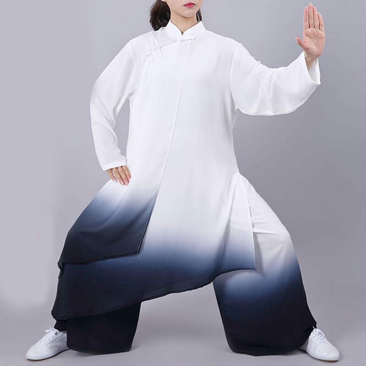 Buddha Stonesグラデーション絵画瞑想祈りスピリチュアル禅太極拳気功練習ユニセックス服セット - US12、 UK/AU16、 EU44 (3XL) - image 0