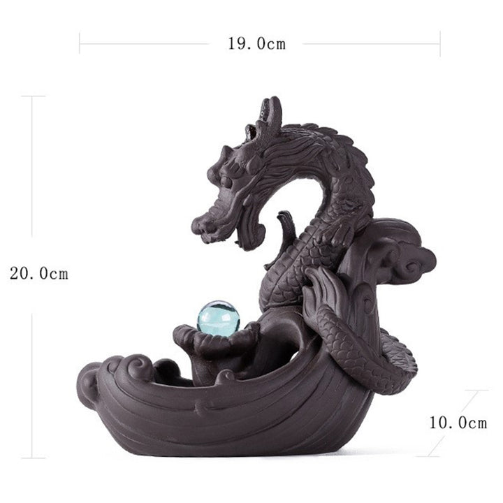 Buddha Stonesチベット龍守護香炉装飾 - image 9