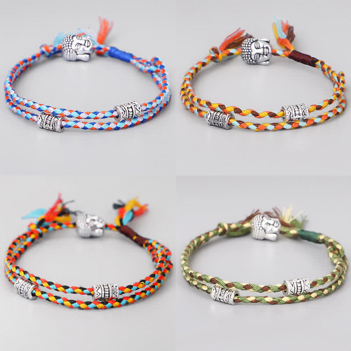 Buddha Stonesヘッドセレニティストリングブレスレット