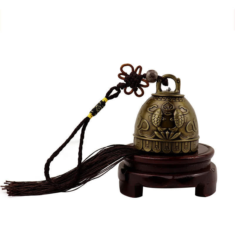 Buddha Stones風水仏 鯉 鳳凰 風鈴 ベル 幸運 壁掛け 装飾 - 鯉 - image 6