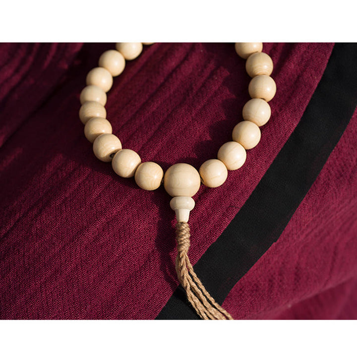 Buddha Stones天然アベリアビフローラウッド 祝福リストMala