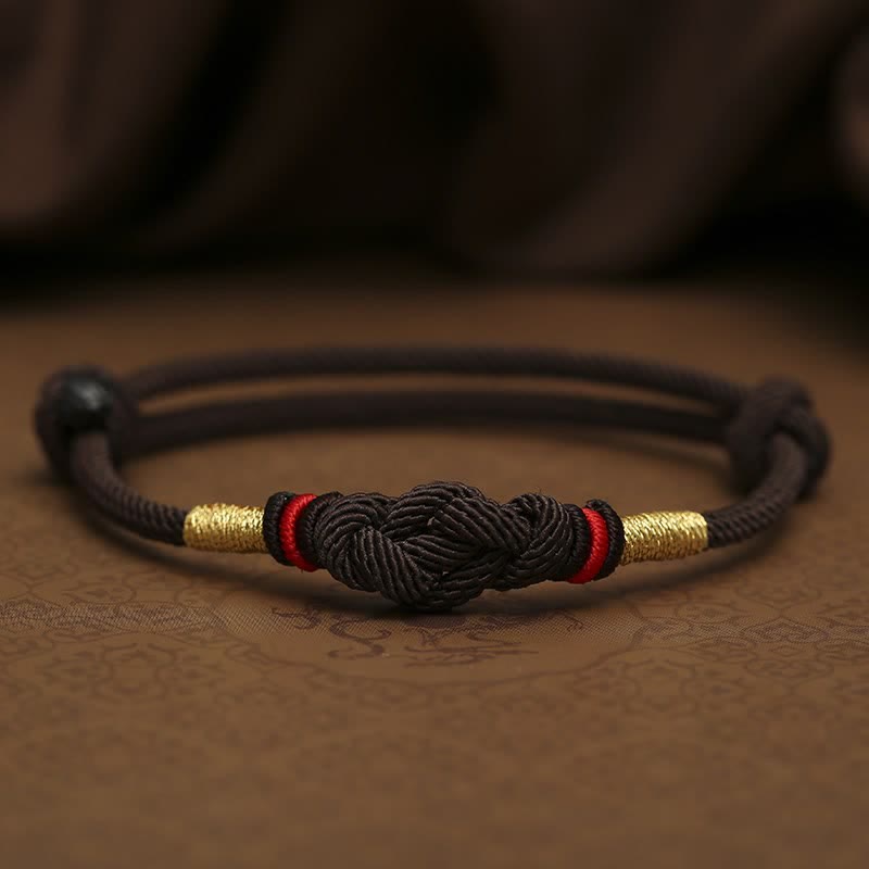 Buddha Stones 赤い糸 カップルブレスレット 翡翠入り 開運 編み紐 ペアアクセサリー