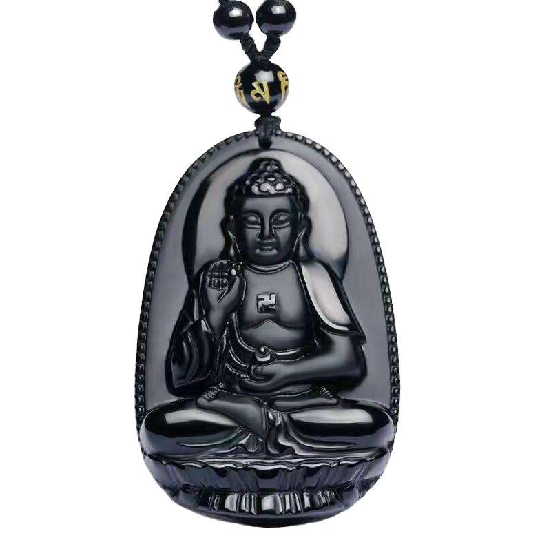 Buddha Stones十二支 黒曜石 仏陀 お守り 保護ペンダント ネックレス - image 9