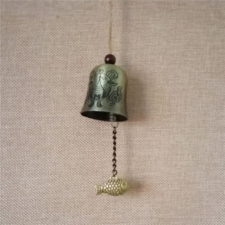 Buddha Stones風水 仏像 鯉 龍 象 風鈴 ベル 幸運 壁掛け 装飾