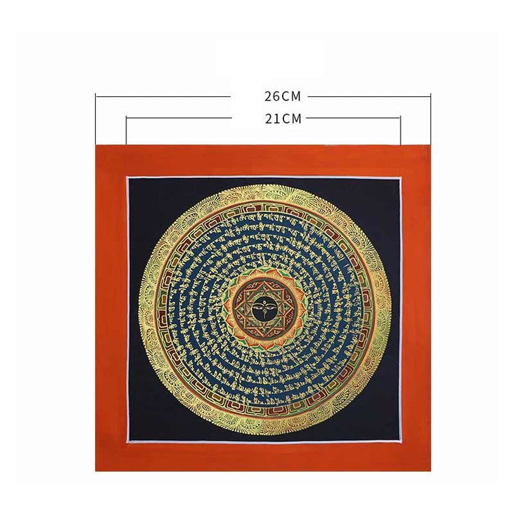 Buddha Stonesチベット 手作り タンカ 絵画 スピリチュアルな祝福 ブラインドボックス ランダムカラーパターン