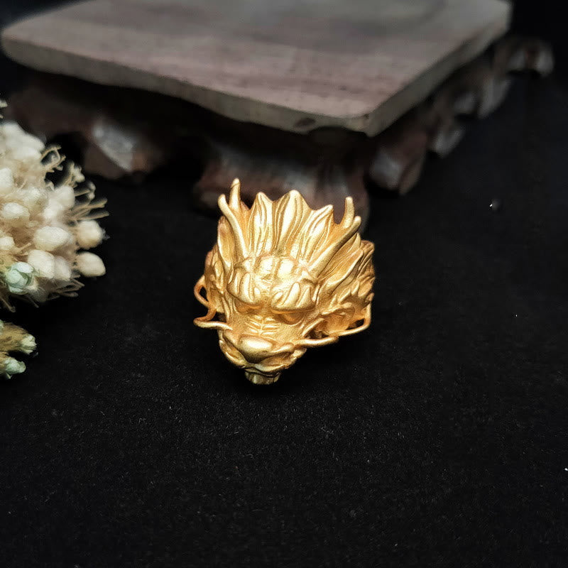 Buddha Stones金龍 幸運 守護 リング