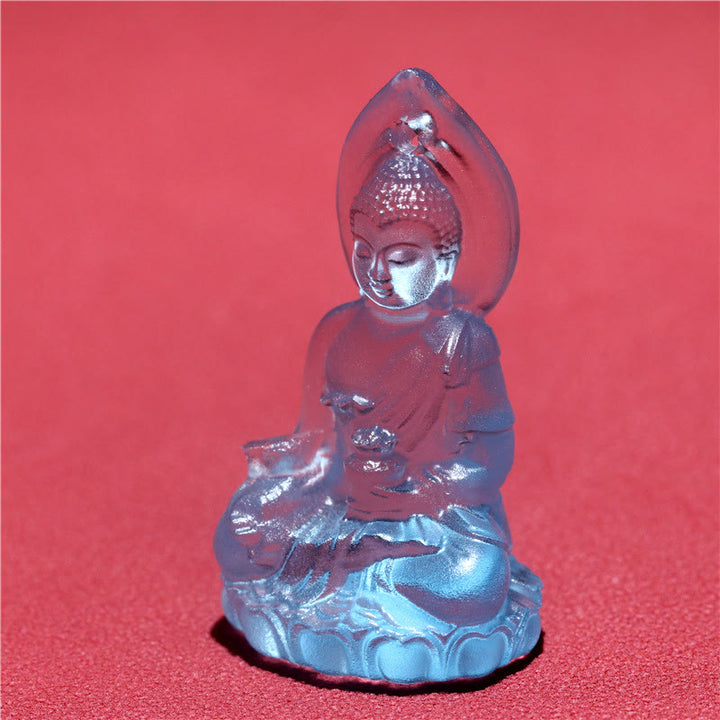 Buddha Stonesブルー 如来仏 薬師如来 瑠璃水晶 静寂のお守り ネックレス ペンダント - image 9