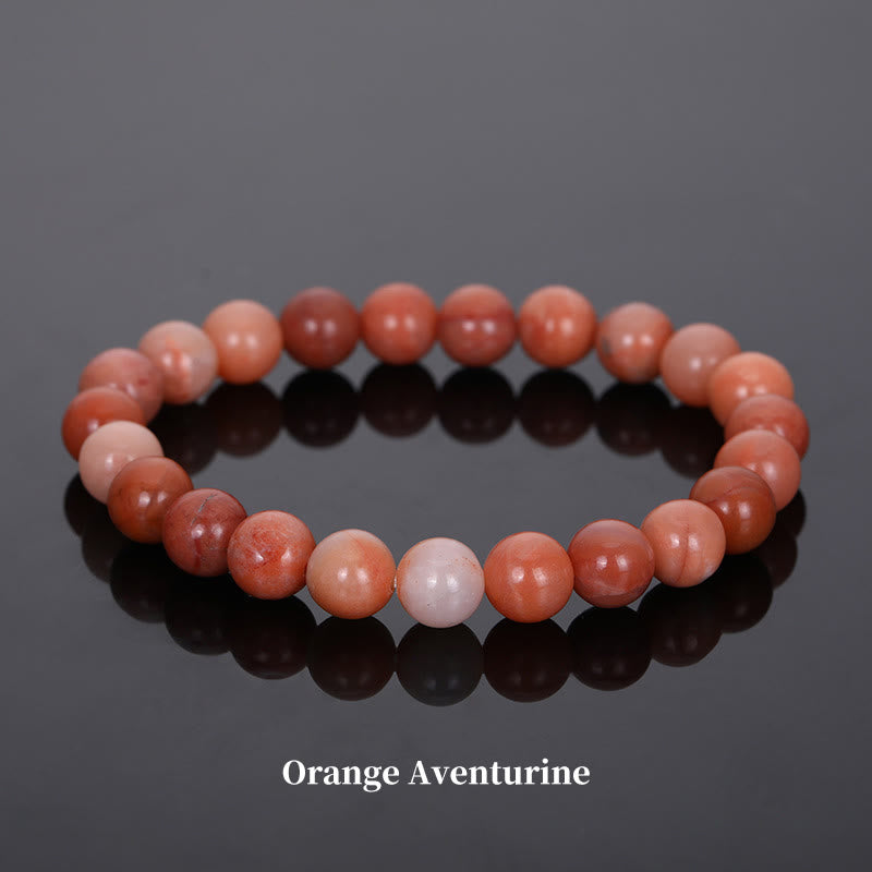 Buddha Stones 天然石クォーツ ヒーリングブレスレット