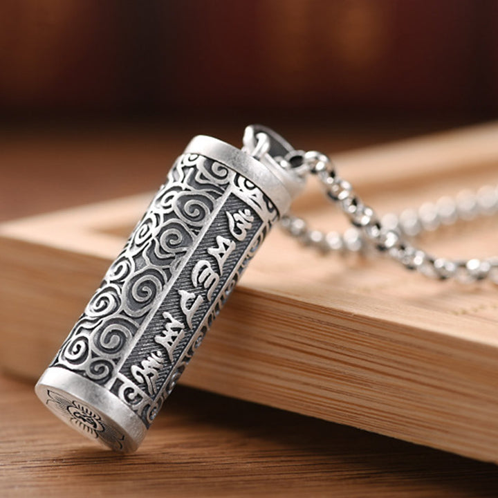 Buddha Stones六字真言守護ネックレスペンダント - image 5