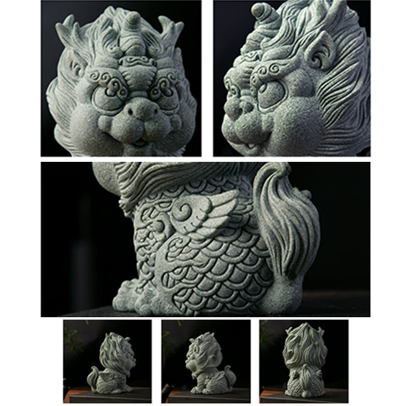 Buddha Stones風水 小型 貔貅 富と幸運 家の装飾