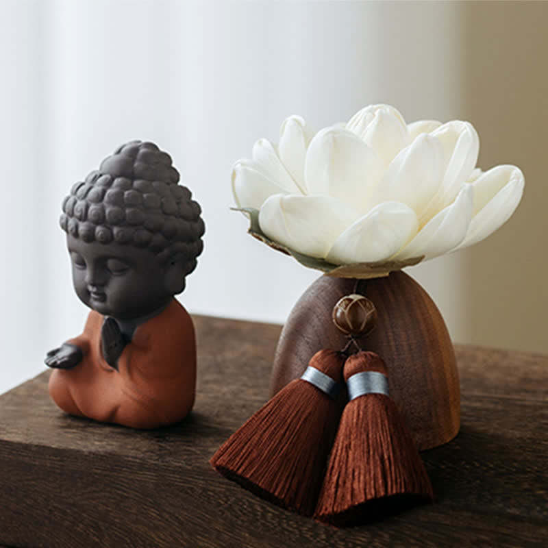 黒桃の木の仏花の癒しの装飾 - image 2