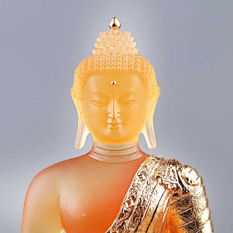 Buddha Stones手作り 置物 劉里 芸術作品 静寂の像 家へのお供え物 装飾