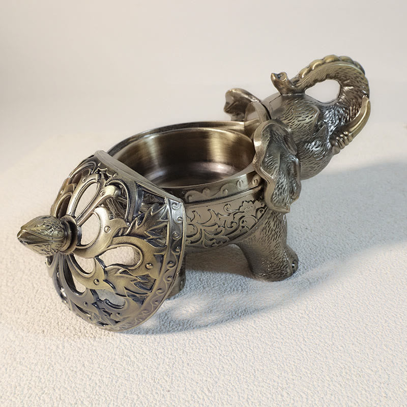 Buddha Stones象合金香炉ホームデコレーション香炉