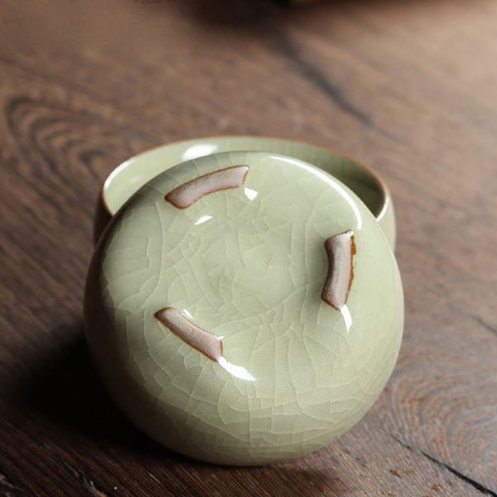 Buddha Stonesカラフルな鯉の陶器ティーカップ カンフーティーカップボウル