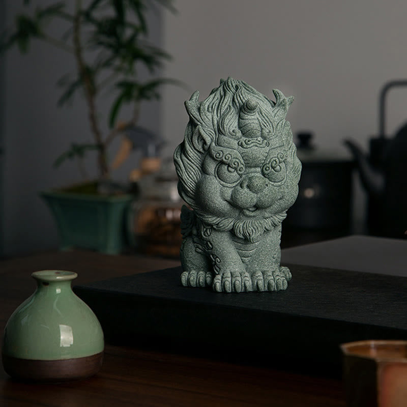 Buddha Stones風水 小型 貔貅 富と幸運 家の装飾