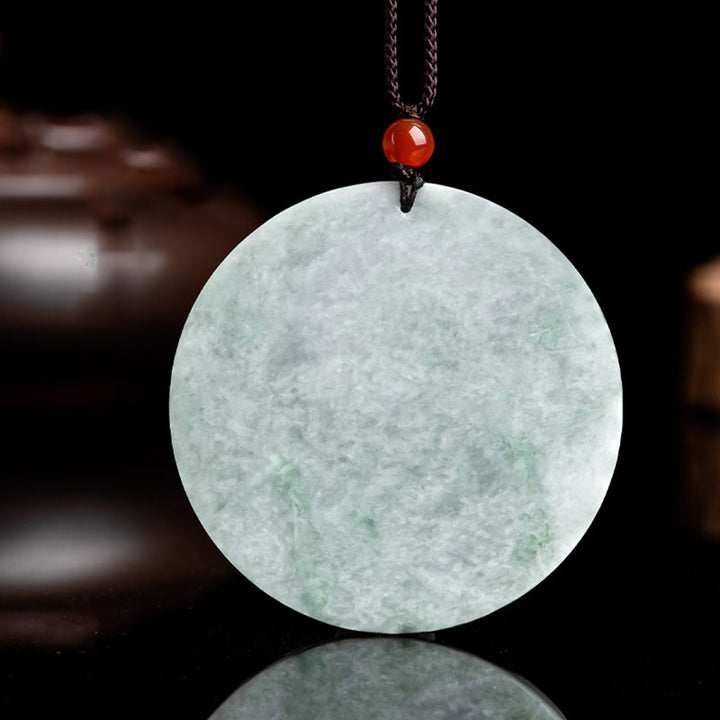 Buddha Stones十二支 虎 翡翠 守護 ネックレス 紐 ペンダント