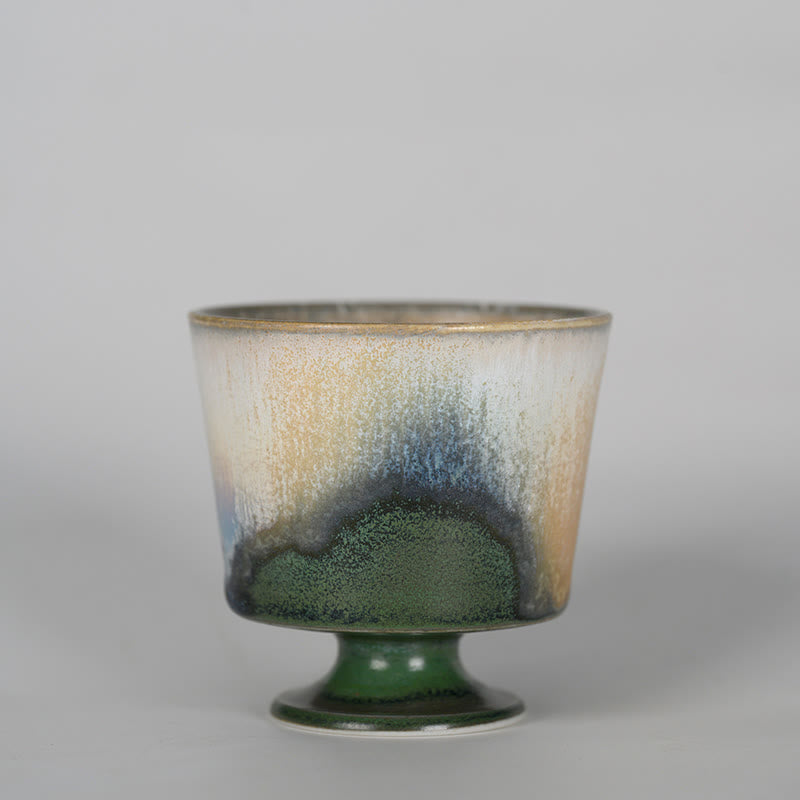 Buddha Stonesヴィンテージ炉変成窯磁器ティーカップカンフーティーカップ