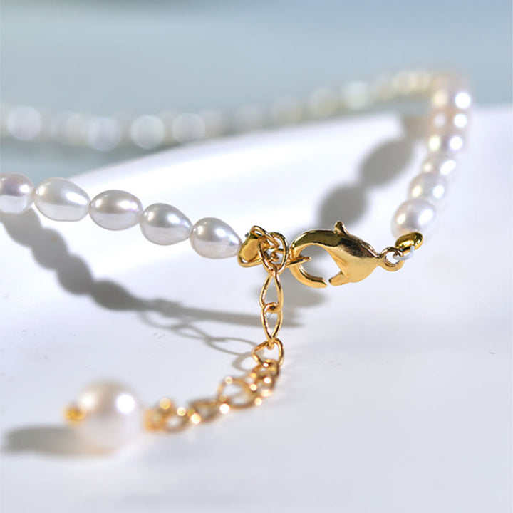 Buddha Stones925スターリングシルバー 天然パール ラリマー シンセリティネックレスペンダント