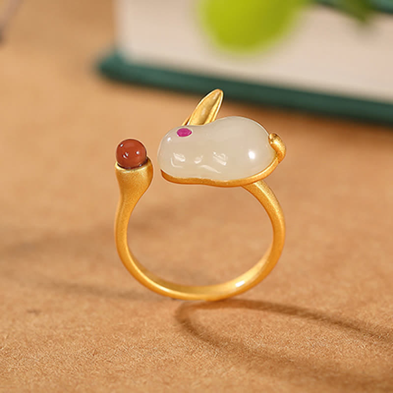 Buddha Stones925 スターリングシルバー 卯年 和田翡翠 幸運の指輪 イヤリング ネックレス ペンダント