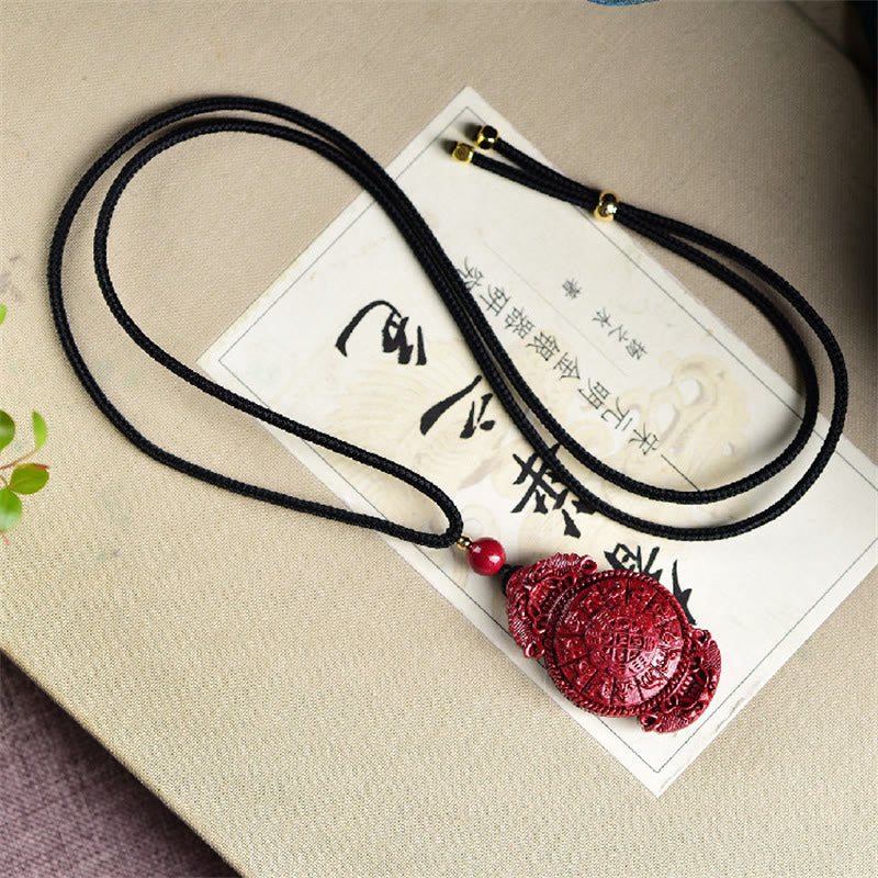 Buddha Stones笑う仏陀 陰陽 十二支 ひょうたん 天然辰砂 祝福ネックレス ペンダント - image 18