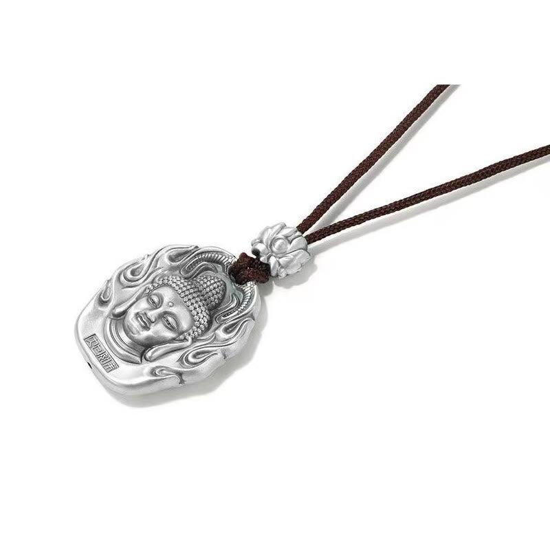 Buddha Stones十二支誕生仏オーム・マニ・パドメ・フムフム 蓮の慈悲のネックレスペンダント - image 8