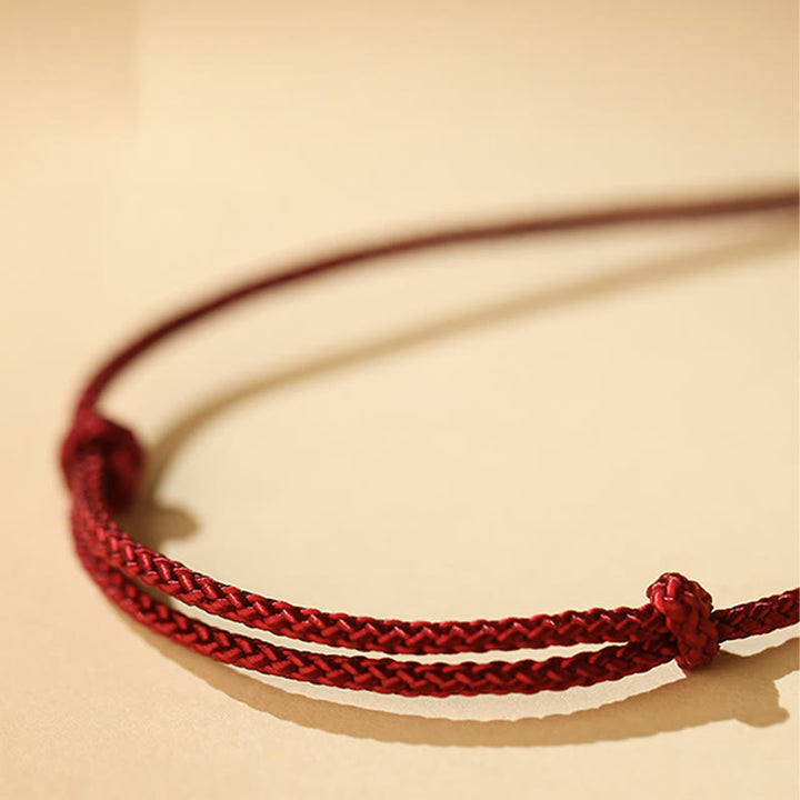 Buddha Stonesチベット 925 スターリングシルバー ザキラム 富の女神 守護 ロープネックレス ペンダント - image 4