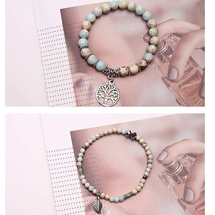 Buddha Stones生命の樹 ターコイズ バランスブレスレット
