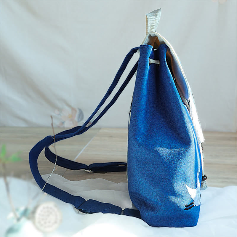 Buddha Stonesハンドメイド刺繍入り大容量キャンバスバックパック - image 24