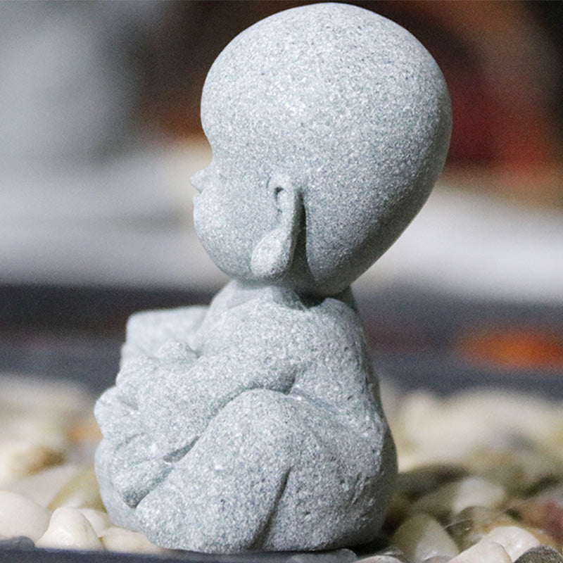 Buddha Stones瞑想 祈り 僧侶 仏像 静寂 室内装飾