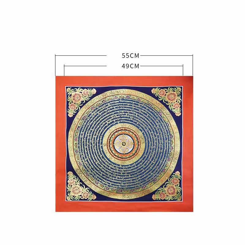 Buddha Stonesチベット 手作り タンカ 絵画 スピリチュアルな祝福 ブラインドボックス ランダムカラーパターン