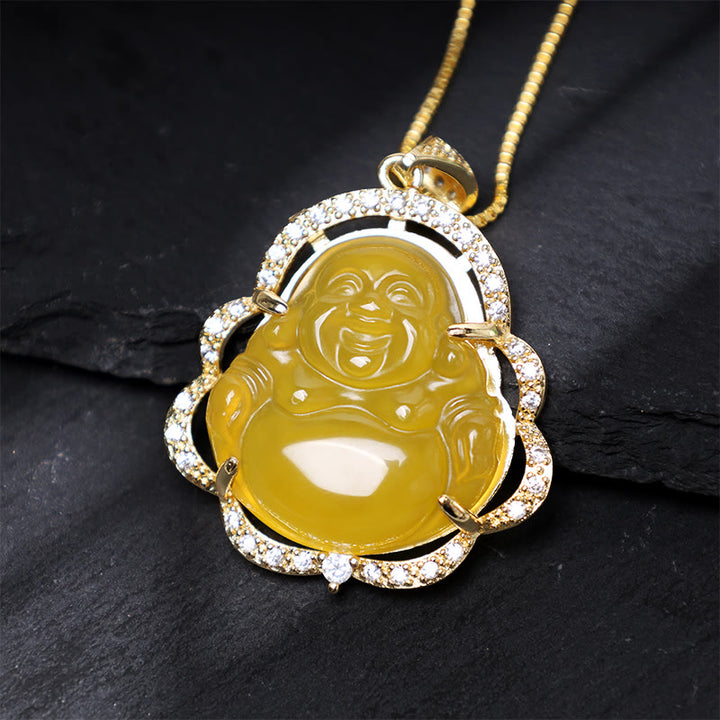 Buddha Stones ラッキースマイル仏様ネックレス／幸運お守り - image 18