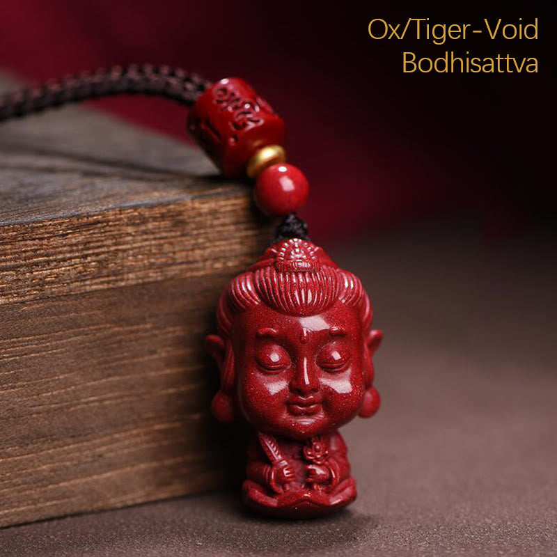 Buddha Stones十二支 出生仏 天然辰砂 お守り 悪霊除け ネックレス ペンダント