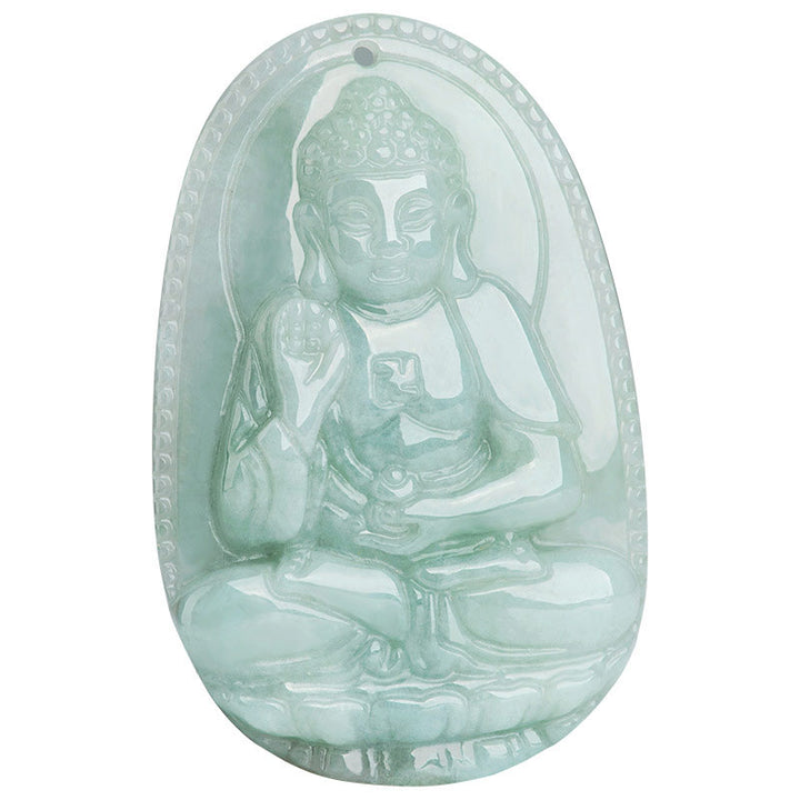 Buddha Stones十二支誕生仏翡翠 富と繁栄のネックレスペンダント - image 18