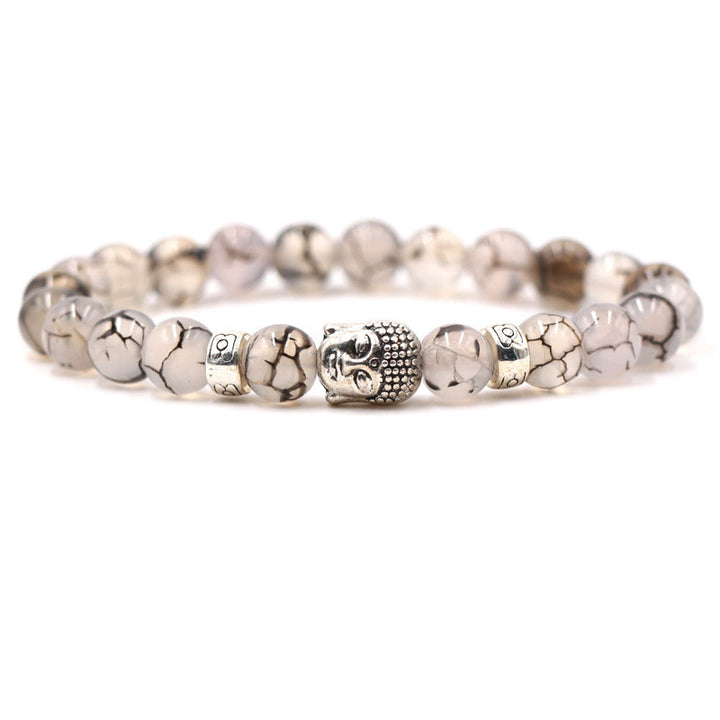 Buddha Stones紫瑪瑙守護ブレスレット